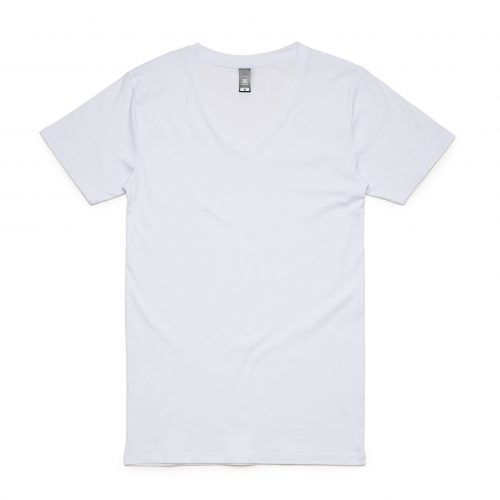 5003 TARMAC V-NECK TEE - WHITE